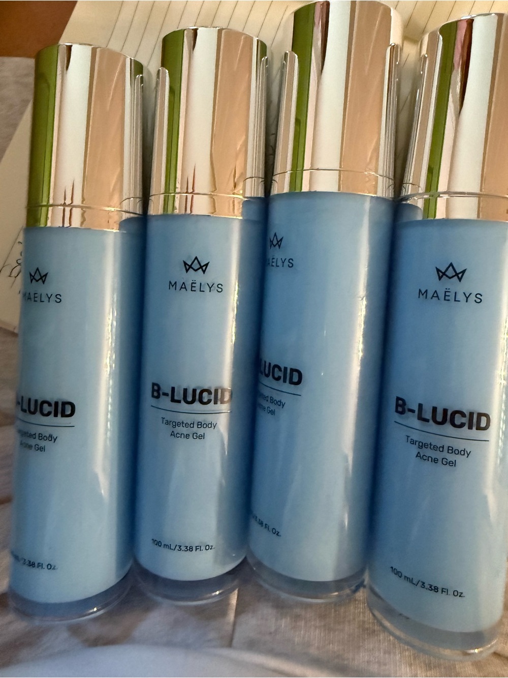 B-Lucid Targeted Body Acne Gel — Blue ONE bottle